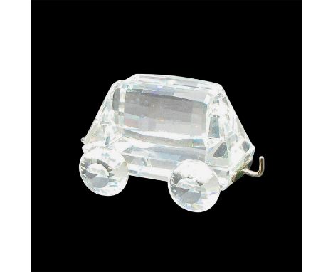 Part of "When we were Young" collection. Train car has center section that moves, metal hooks on front and back to connect to