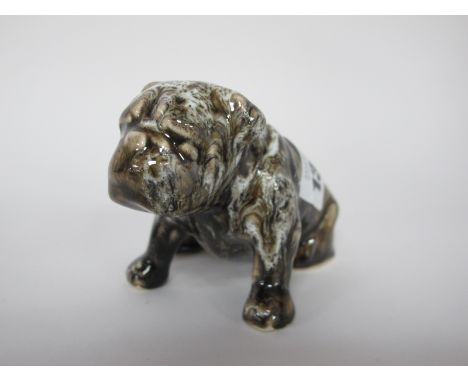 Anita Harris Model of a British Bulldog, gold signed, 6.5cm high, 10cm long.