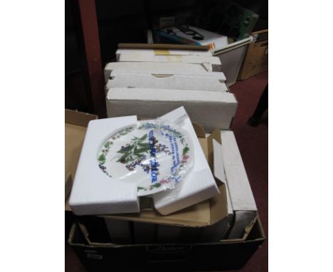 Royal Doulton Constable Country 'The Arists Favourites', all boxed, (6), together with six Royal Worcester cabinet plates, 'H