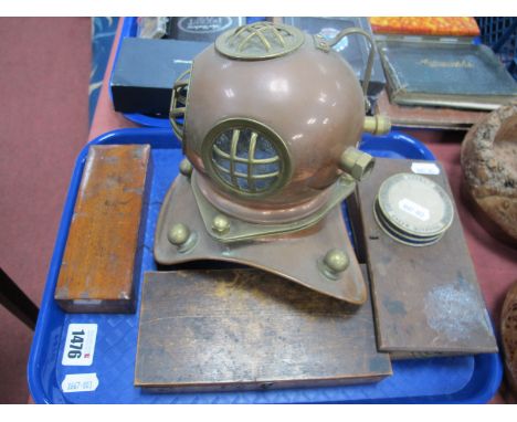 Two Boxed Sets of Weighing Scales, with various weights, Pharmacie Mayor Avevey, box containing various coins drams and scrup