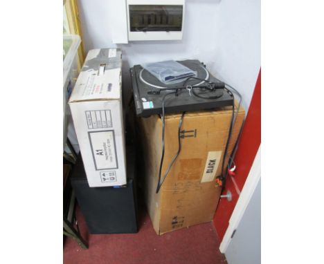 Technics FG Servo Turntable, Cambridge audio amplifier, Pioneer CS 363 speakers, Bush audio system 1500, (all untested sold f
