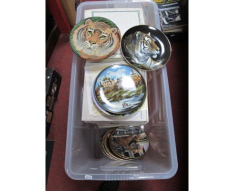 Bradford Exchange Collectors Wall Plates, 'Jewels of The Gold Ring (8) all boxed. Royal Worcester wall plates 'Romance of The