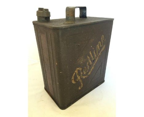 A Redline two gallon petrol can in good original condition. 