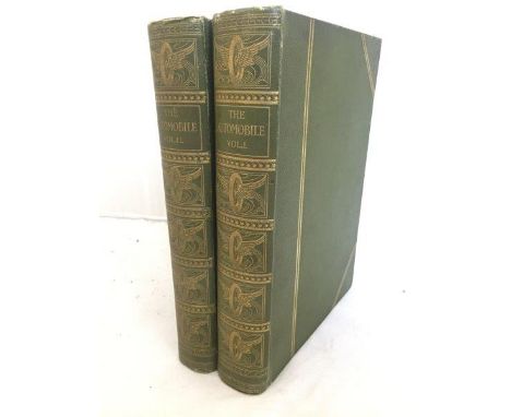 The Automobile volumes I and II, both early and well illustrated editions.