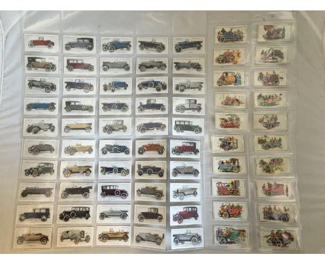 Lambert and Butler's Cigarettes - Motor Cars first and second series of 25 cigarette cards, also Veteran Cars 24/24 cards iss
