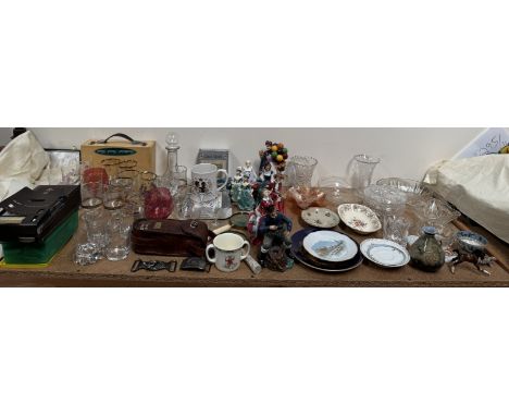 Royal Doulton figures including Catherine of Aragon, HN3233,  Biddy Pennyfarthing, HN1843, the Lobster Man, HN2317 other Doul