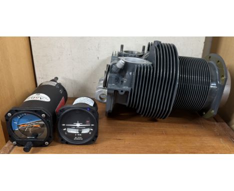 Aircraft - an Electric Gyro Corp Turn Coordinator Model 1394T100-7Z together with a Sigma Tek Attitude Gyro Model 5000B-36 an