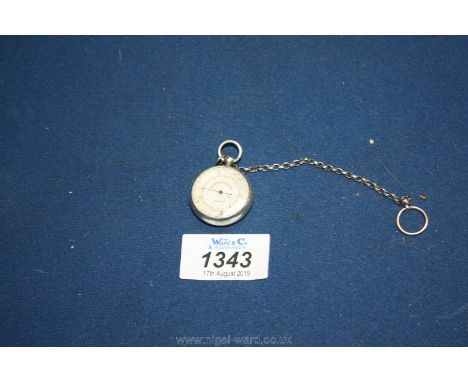 A small chrome fever Thermometer by Mayer &amp; Meltzer