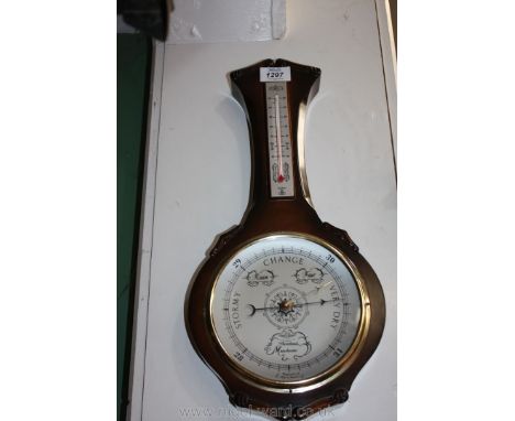 A modern Shortland Manchester Barometer and Thermometer.