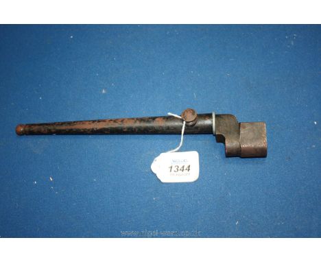 An Army pointed Bayonet.