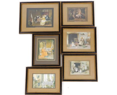 Various Hogarth frames, 33cm x 27cm ,etc. and various Old Master prints. (a quantity) 
