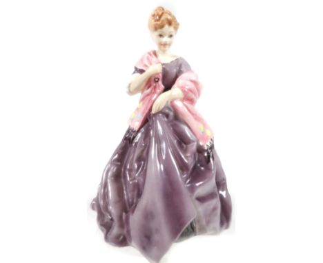 A Royal Worcester F Doughty figure, The First Dance 3629, with printed marks beneath, 20cm H.