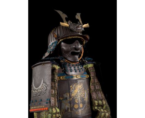 A NANBAN-DO GUSOKU ('WESTERN STYLE ARMOR') DEPICTING FUDO MYO-OJapan, 18th century, Edo period (1615-1868)The components lace