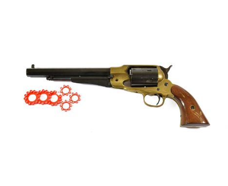 A Non-working Copy of a Remington Type Revolver by Henry Krank, with blued finish, in a later Gardone box; a British Second W