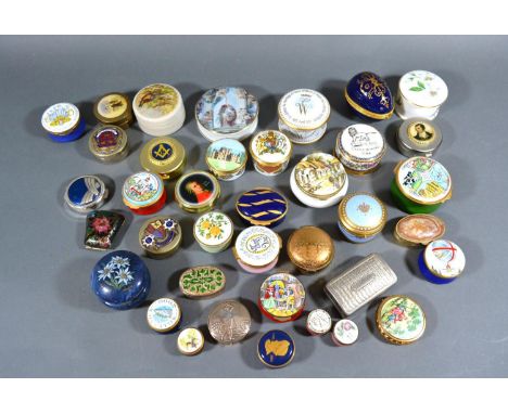 A Large Collection of Patch Boxes to include Royal Worcester and others 