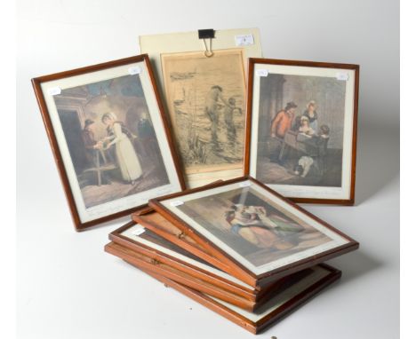 An Anders Zorn print "Une Premiere" and other prints.