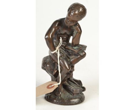 A cold cast bronze signed L. Kley.