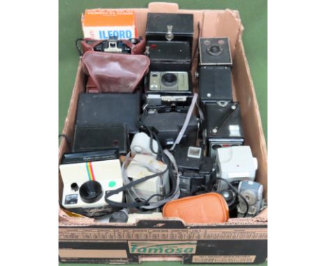 Quantity of vintage cameras and accessories

all used and unchecked 