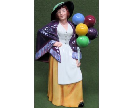Royal Doulton glazed ceramic figure - Balloon Lady. HN2935

reasonable used condition 