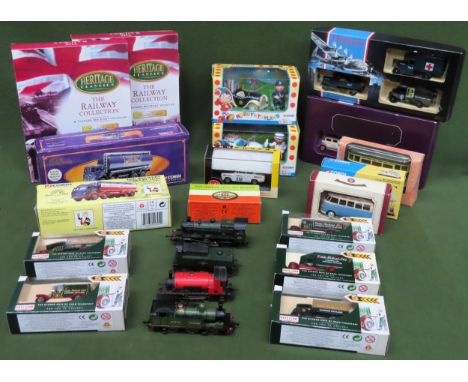 Various boxed diecast vehicles Inc. Corgi, Lledo, Oxford etc. Also Hornby '00' gauge locos

all used and unchecked 