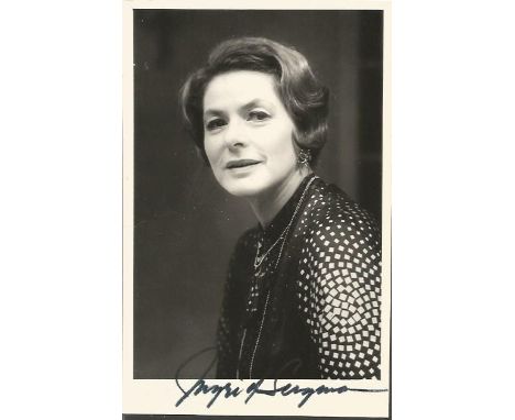 Ingrid Bergman signed 7 x 5 inch b/w portrait photo Good condition. All signed items come with Certificate of Authenticity. C