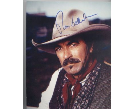 Tom Selleck. 10x8 portrait.  Excellent.  Good condition. All signed items come with Certificate of Authenticity. Can be shipp