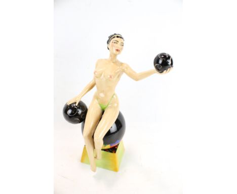 A Peggy Davis limited edition ceramic sculpture 'Isadora'. Boxed, #252/500, H27cm