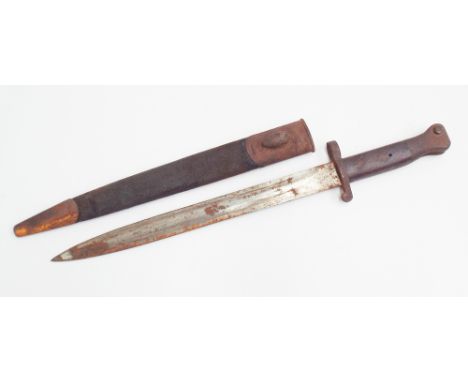 Bayonet in scabbard 