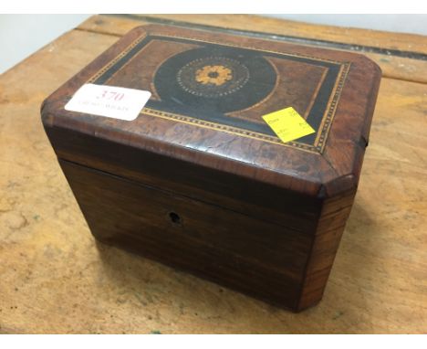 SMALL INLAID TEA CADDY