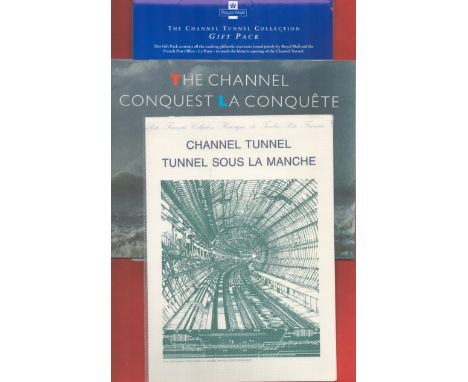 Channel Tunnel Collection, Includes The Royal Mail Channel Tunnel Collection Gift Pack, Presentation Pack of English and Fren