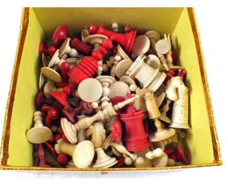 Ivory/bone chess pieces
