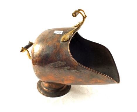 A Copper coal helmet