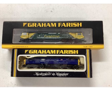 Graham Farnish N gauge Freightliner Class 70 Diesel 70003, 371-636 plus Mainline Special Edition Class 37 Diesel 37055, No. 8
