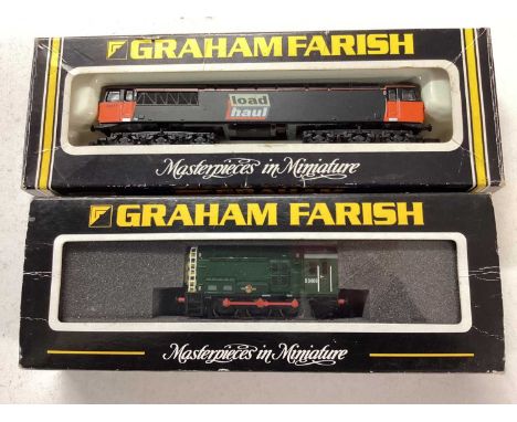 Graham Farish N gauge 08800 intercity Class 08 Diesel Shunter D3406, 371005 plus Loadhaul Special Edition Class 56 Diesel loc