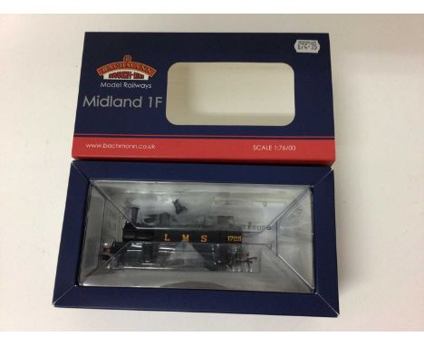 Bachmann 00 gauge locomotives Class 56XX 6677, GWR green, 32-084, Midland Class 1F 1739, LMS Black, 31-433 and Midland 1F 172