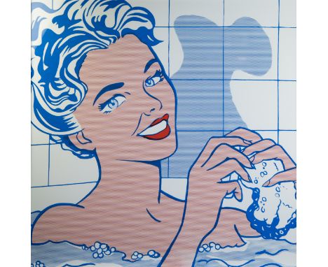 Roy LICHTENSTEIN (1923-1997), screen print/poster Woman in bathRoy LICHTENSTEIN (1923-1997), screen print/poster Woman in bat