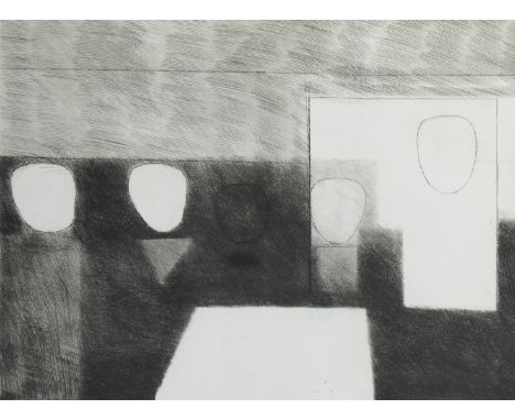 Luc CLAUS (1930-2006), dry needle etching, numbered 5/7, signed and dated 1976Luc CLAUS (1930-2006), droge naald ets, genumme