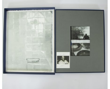 Luc TUYMANS (1958), book Illusion And Reality, deluxe edition with silkscreen and ex-libris, numbered 42/50 and signed Luc Tu