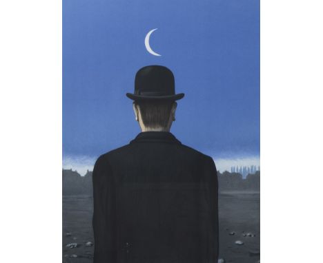 René Magritte (1898-1967), colour lithograph after Magritte's work Le maître d'école (1955), numbered 155/275 and bearing the