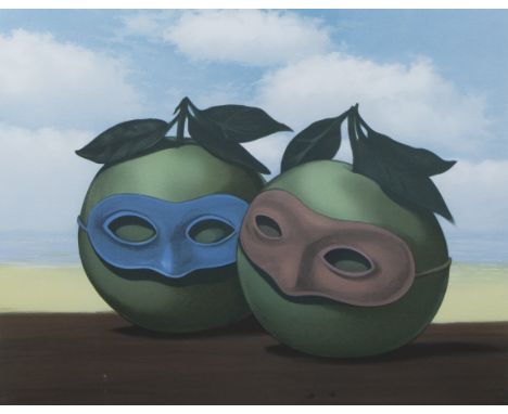 René Magritte (1898-1967), colour lithograph after Magritte's work la valse hésitation (1950), numbered 143/275 and bearing t