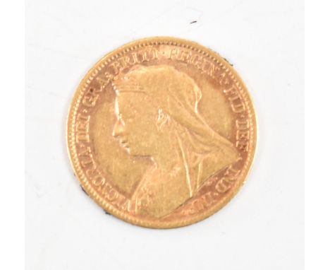 UNITED KINGDOM - Queen Victoria, 22ct gold half sovereign, 1898, obverse&nbsp;veiled and draped bust l&nbsp;portrait of the Q