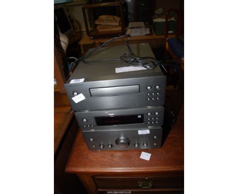 Wharfedale Hi-fi items including S-990 cassette deck, S-990 tuner and amplifier.