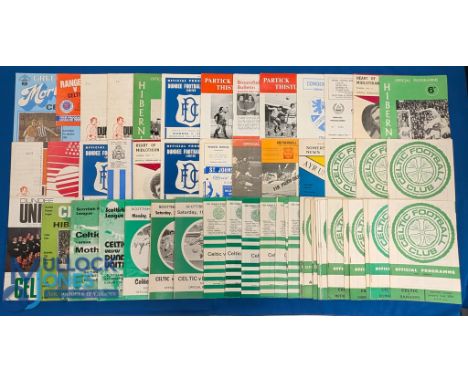 Collection of Celtic match programmes to include homes 1969/70 Leeds Utd (friendly) x2, Rangers, Rangers (SC), Kilmarnock, He