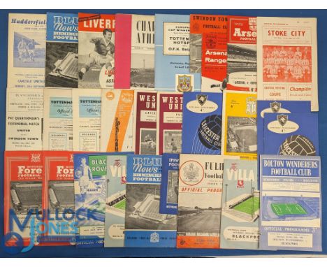 Assorted 1960s Football Programmes features 61/62 Huddersfield Town v Carlisle United, 62/63 Birmingham City v Notts County (