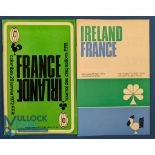 1972 France & Ireland Rugby Programmes (2): The January clash in Paris and the 'extra' game in