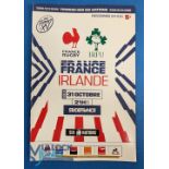 2020 France v Ireland Rugby Programme: In the delayed Covid-hit series, this was the Halloween