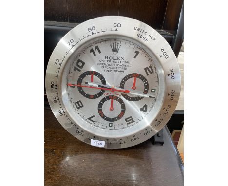 A DEALERS WALL CLOCK 