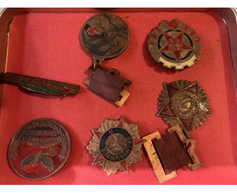 SIX COMMUNIST RED ARMY MEDALS 