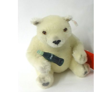 A boxed Steiff 'Coca Cola Bear'