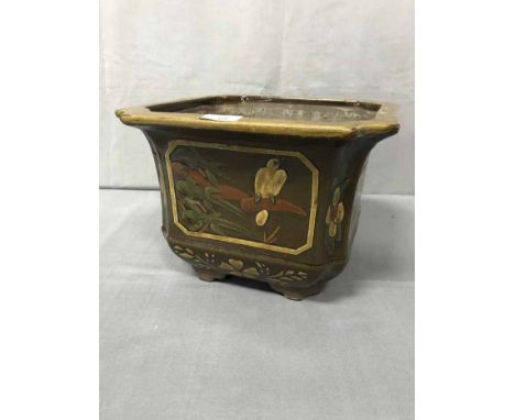 MID 20TH CENTURY GLAZED POTTERY PLANTER